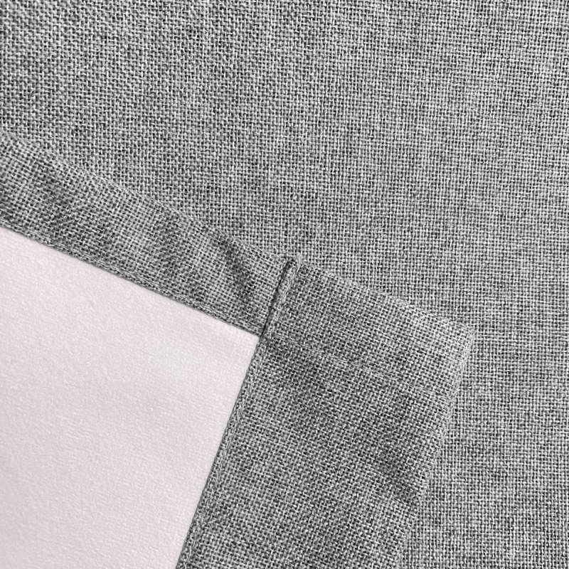 Revie Blackout Curtain Panel Pair, Grey, 117cm Width x 137cm Drop