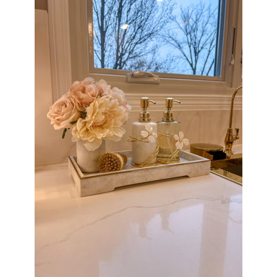 Tray With Gold Trim