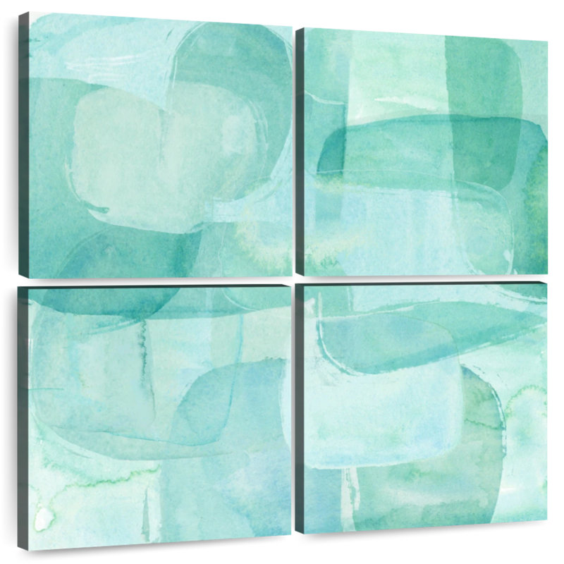 Avery Sea Glass Reflection I, 57" H x 57" W