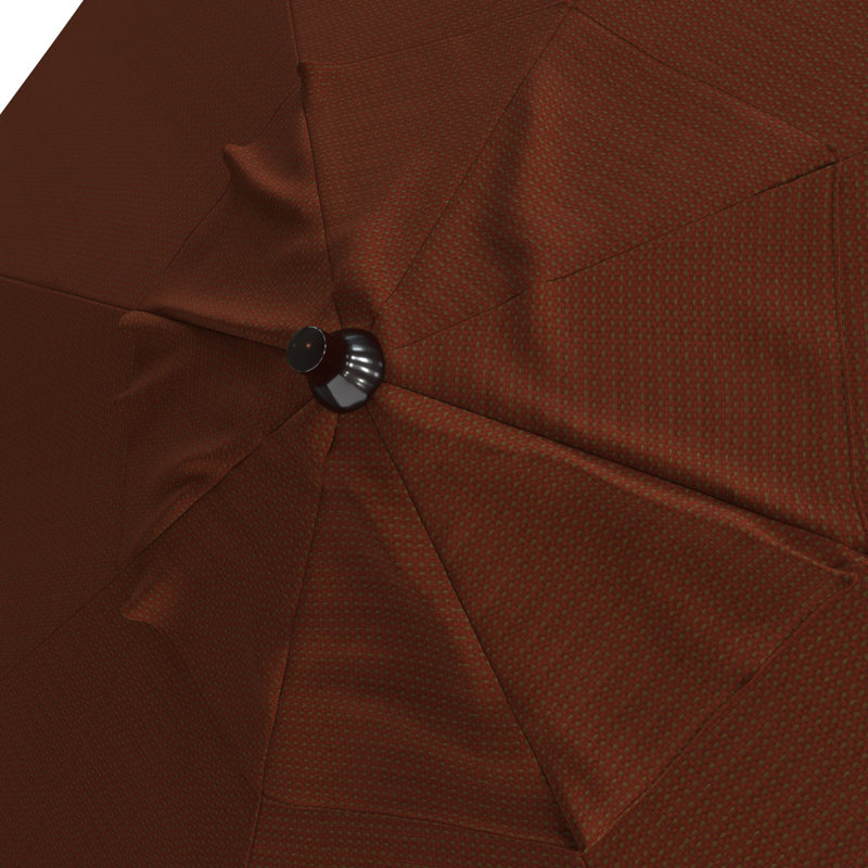 Parasol de marché 9 'Khoury, Toile toile terre cuite Sunbrella®