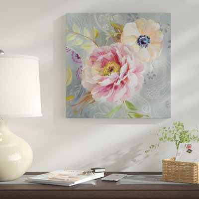 " Peonies And Paisley III " by Danhui Nai