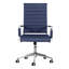 Chaise de bureau ergonomique pivotante en cuir Amaiia-1494999087