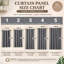 Heavy Velvet Blackout Eyelet Sheer Ready Made Thermal Drapes & Curtains-602828813-602828804