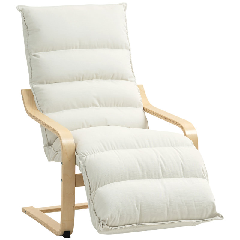 Velvet Accent Chair, Cream