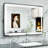 Demetrion Rectangle Lighted Pivot Bathroom Vanity Mirror with Anti-fog and 3 Adjustable Color-762279462-762279457