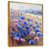 Toile avec cadre flottant or