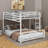 Twin Over Full L-Shaped Metal Bunk Bed-1250622002