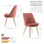 47cm H Velvet Upholstered Side Chair-473845959