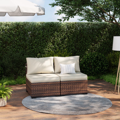 Wicker Outdoor Patio Sofa