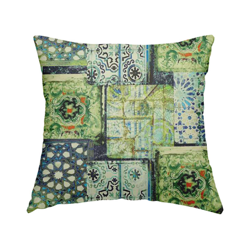 Latrell Patchwork Rectangular Throw Cushion