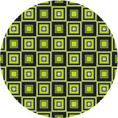 Laine tissée à la machine à motifs géométriques et polyester noir/jaune Tapis décoratif