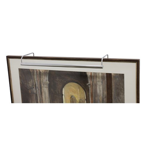 Applique pour tableau 2 lumières Slim-Line, Chrome, H 7,5 po x l 6 po x P 8 po