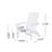 Rustic Design Foldable Adirondack Chair, Patio Chair-2146713775