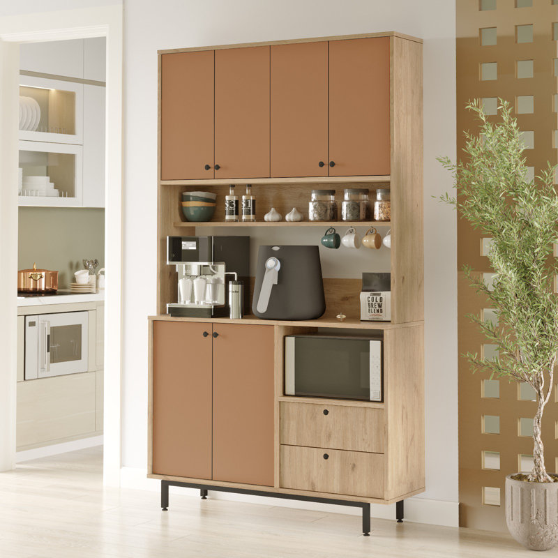 Armoire polyvalente Colesen, Brun / Beige