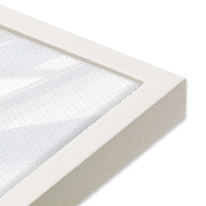 Ensemble de 3 estampes Autumn Garden Whispers, 12 po x 12 po, Blanc opaque