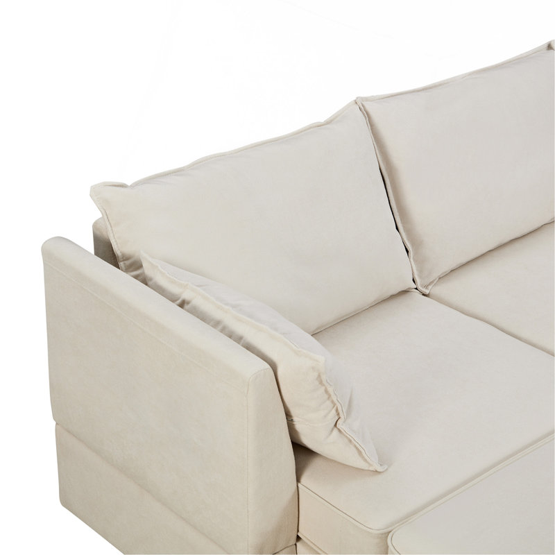 Grand canapé modulaire moderne en U
