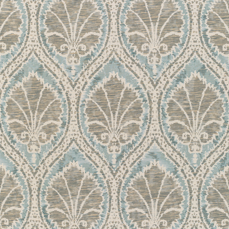 Triana Seville Weave Fabric, Sky/Aqua
