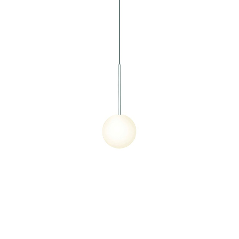 Bola Sphere Pendant, Chrome, 15.5" H x 6" W x 6" D