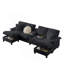 Modular Corduroy Sectional Sofa Bed With Storage And Convenient Features, Ideal For Living Room, Apartment Or Lounge-1617932654