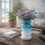 Vase en verre Stacked Ring-1843043579