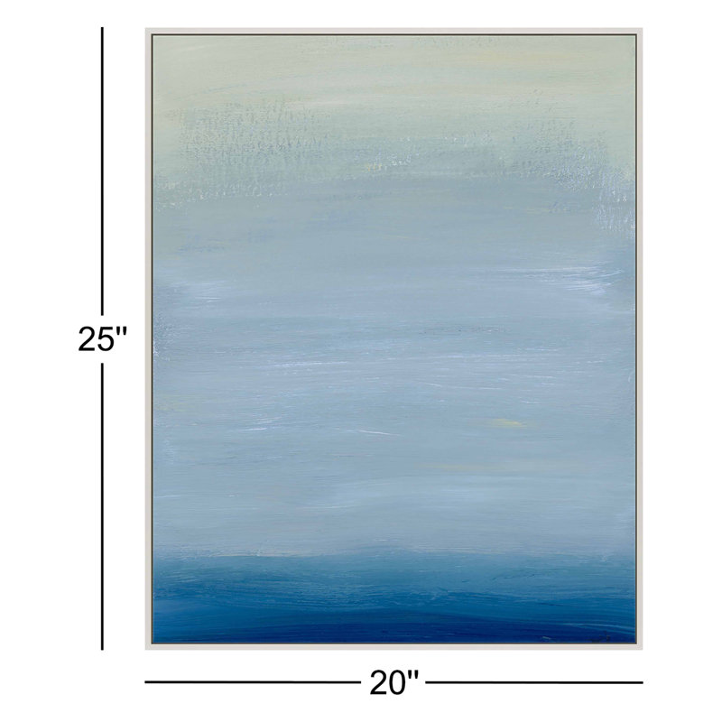 Daydream 2 Print by Andrea Stokes, White Framed Canvas, 25" H x 20" W x 1.25" D