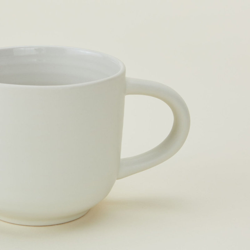Hirma Stoneware Coffee Mug, Bone