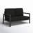 Townsend 55'' Wide Outdoor Loveseat with Sunbrella® Cushions-1799114419-1774917866