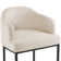 Canio Upholstered Counter Stool with Metal Frame