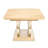 Camellia Field Rectangular Pedestal Dining Table - Caramel