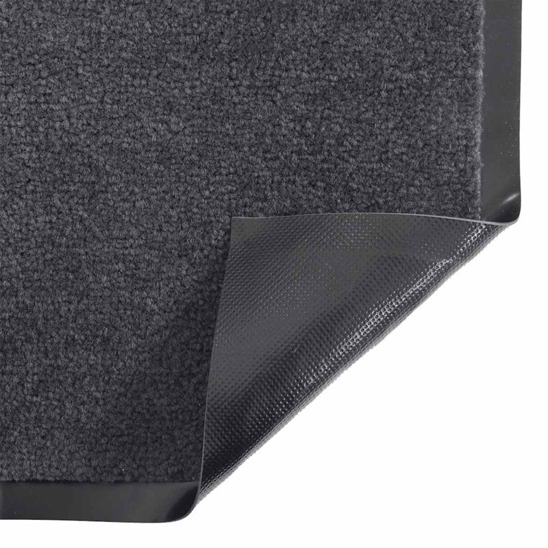 Doormat Non-Slip, Anthracite, 60cm W x 90cm L
