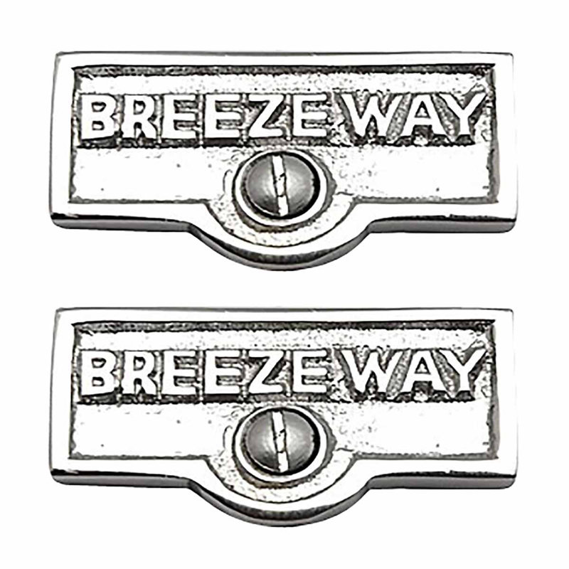 Breezeway label signs labels switche étiquette de plaque