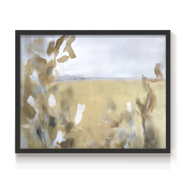 Landscape Series-XV -Framed Print - Restickable, Noir, H 16 po x l 20 po