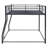 Ariatna Metal Floor Bunk Bed Over