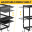 Organisateur d'outils mural robuste: 8 porte-perceuses, 3 niveaux, supports et crochets amovibles
