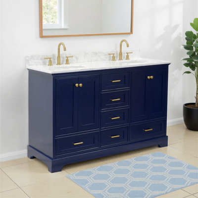 Larosa 60'' Double Bathroom Vanity with Top