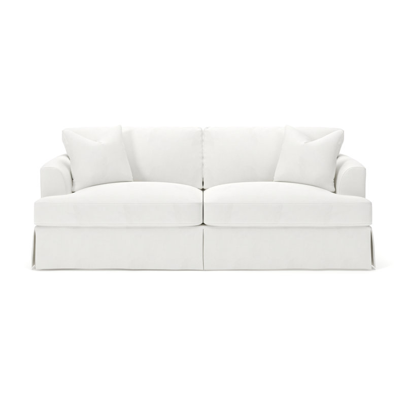 Lucia 92.5'' Sofa, Classic Bleach White Twill