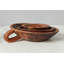 Vintage Wood Bowl, Carved Handle