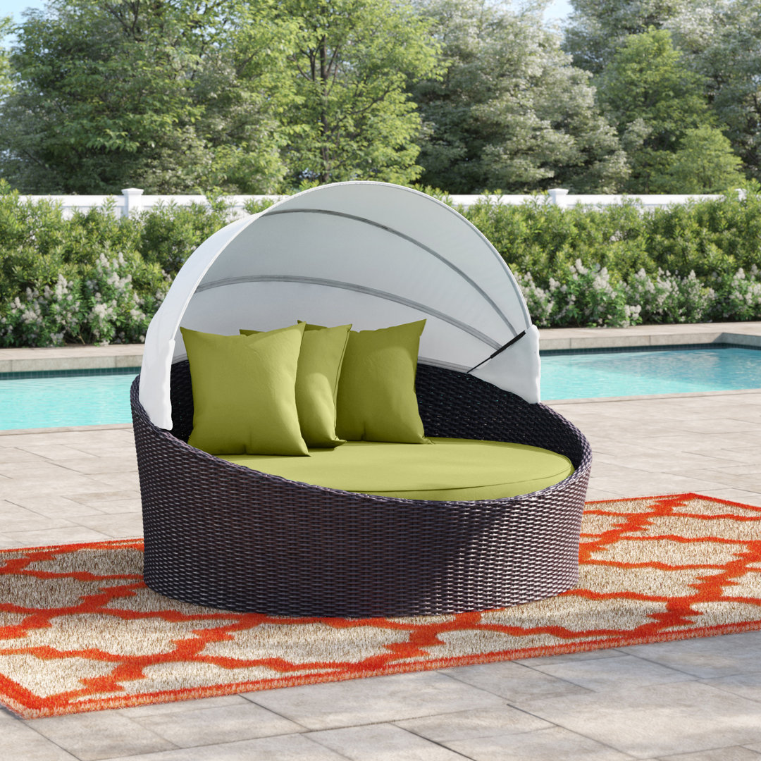 Modway Siesta Canopy Outdoor Patio Daybed Modway Cushion 