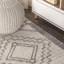 Tapis crème / gris Amir Moroccan Beni Souk-1423230342