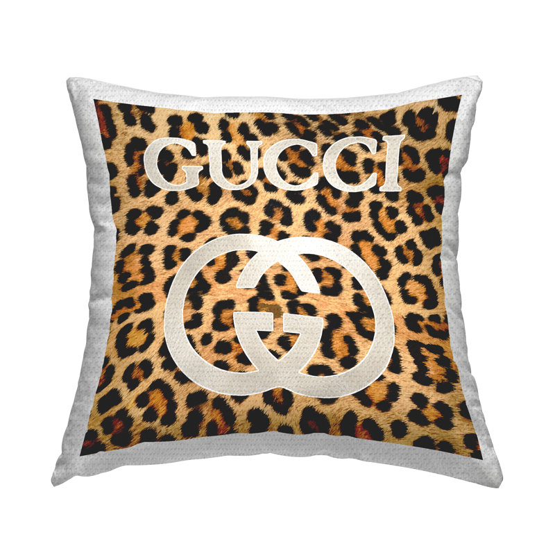 Animal Print Outdoor Throw Pillow