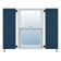 Atlantic Classic Three Equal Panels, Raised Panel Shutter Pair