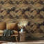 Palm 3.28m x 5.3cm Metallic Finish Wallpaper Roll