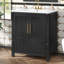Meuble-lavabo avec lavabo, 2 portes et tablettes de rangement-2085337489