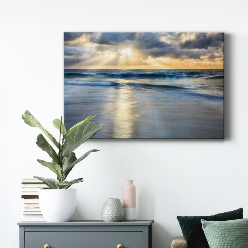 Cloudscape Shore - Photographie sur toile tendue, L 48 po x H 32 po