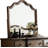 Baudouin Weathered Oak Finish Mirror