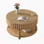 Table basse cannelée de style moderne du milieu du siècle avec rangement, table centrale en bois naturel avec couvercle rabattable et pieds en bois pour le salon-1745659416