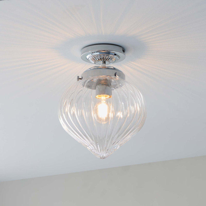 Abington Glass Semi Flush Mount