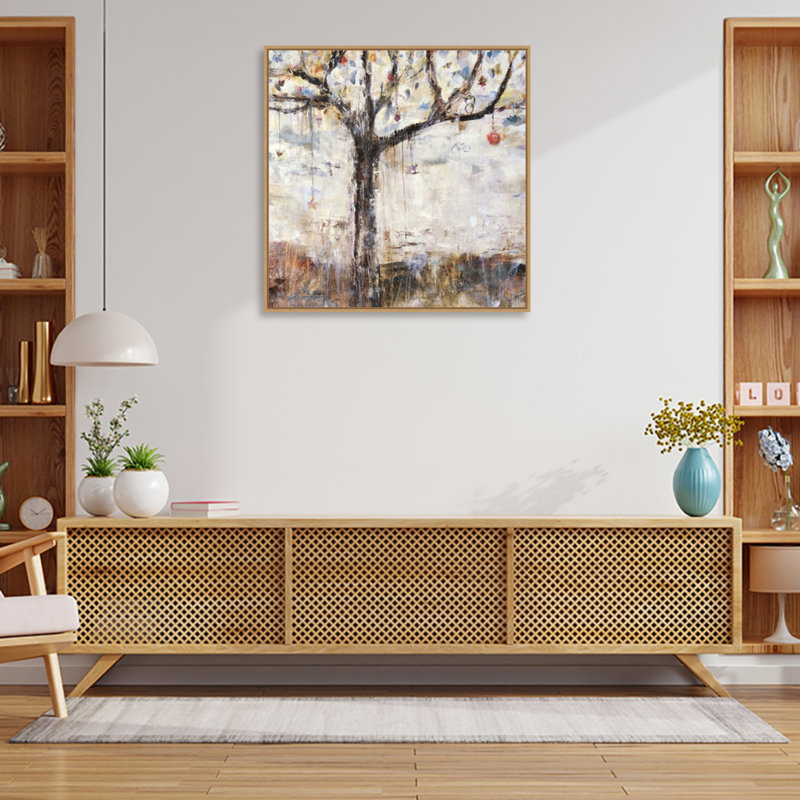 «Farmhouse Garden II White Daffodils», impression sur toile par Jodi Maas, H 30 po x l 30 po x P 2 po