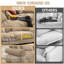 Oversized Camel Velvet 2-Seater Loveseat with Ottoman, Round Bolster Armrests L-Shaped Sofa with Pillows for Living Room Bedroom Loft