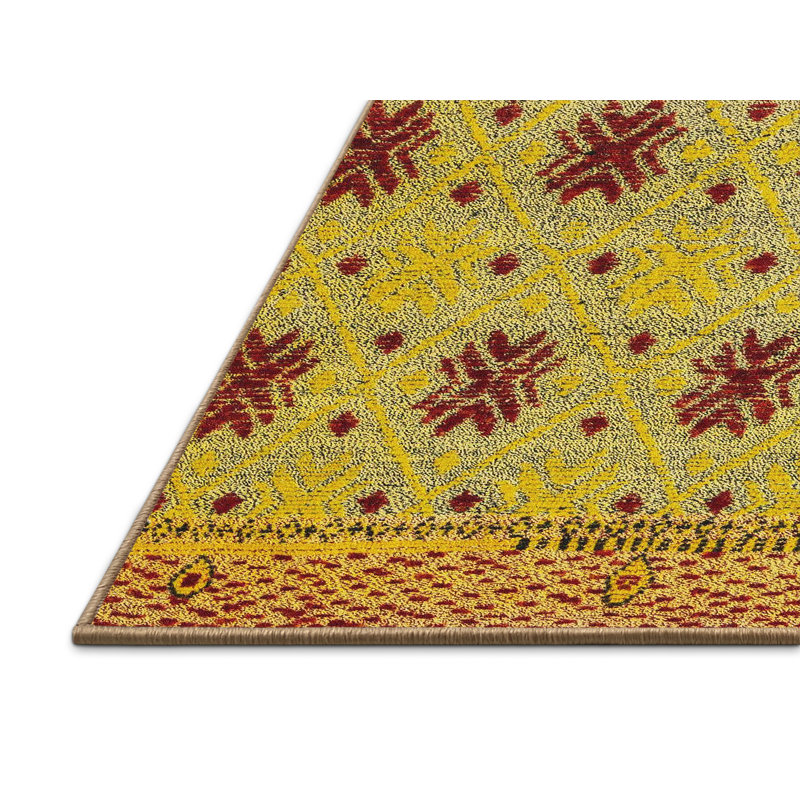 Abstract Indoor Rug, Runner 2' x 5'